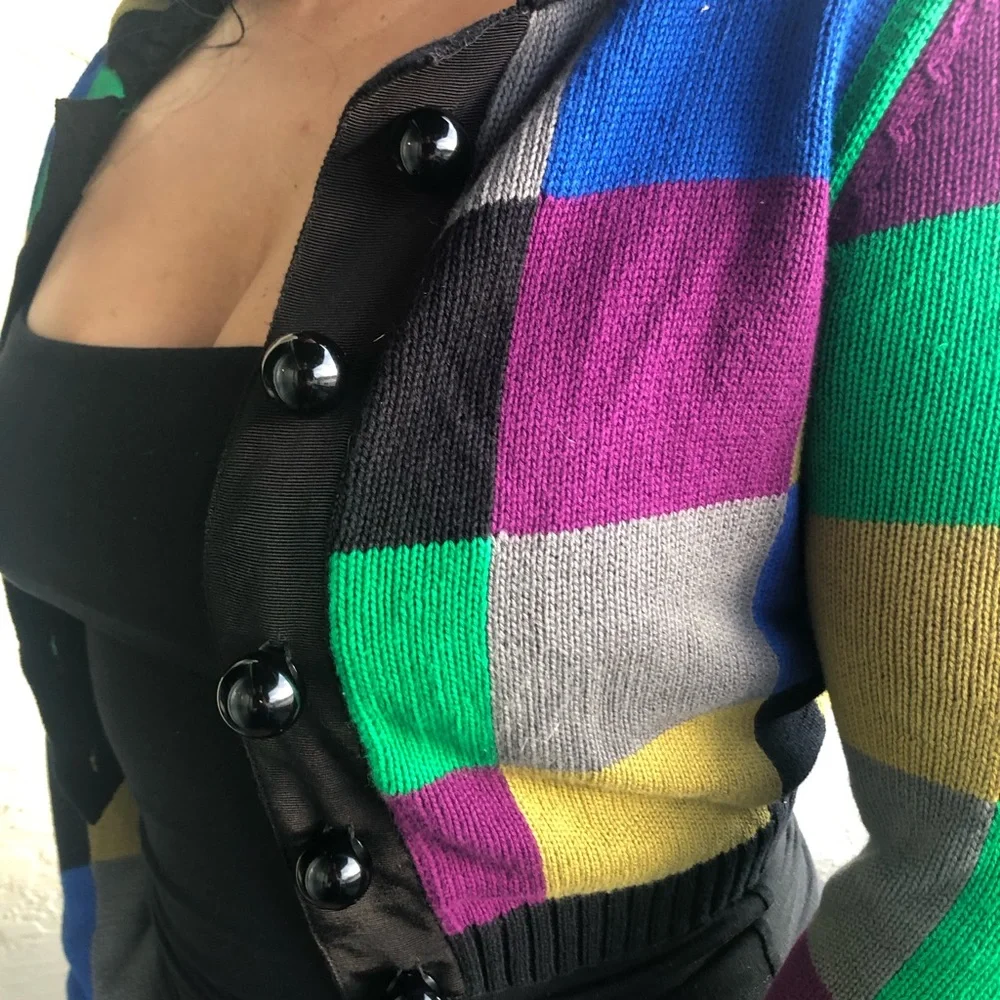 Betsey Johnson cropped sweater - Picture 2 of 5
